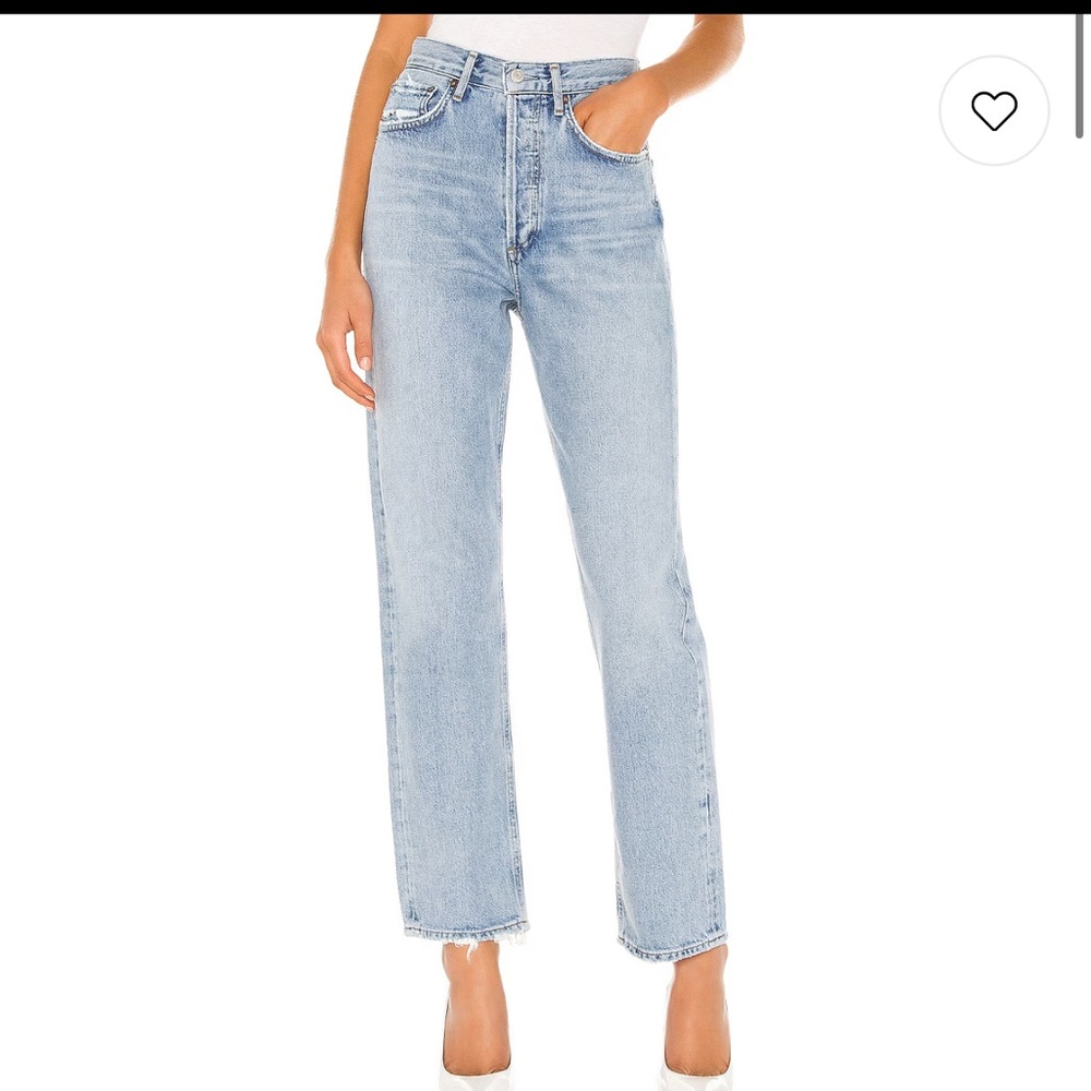 AGOLDE 90'S MID RISE LOOSE FIT IN SNAPSHOT